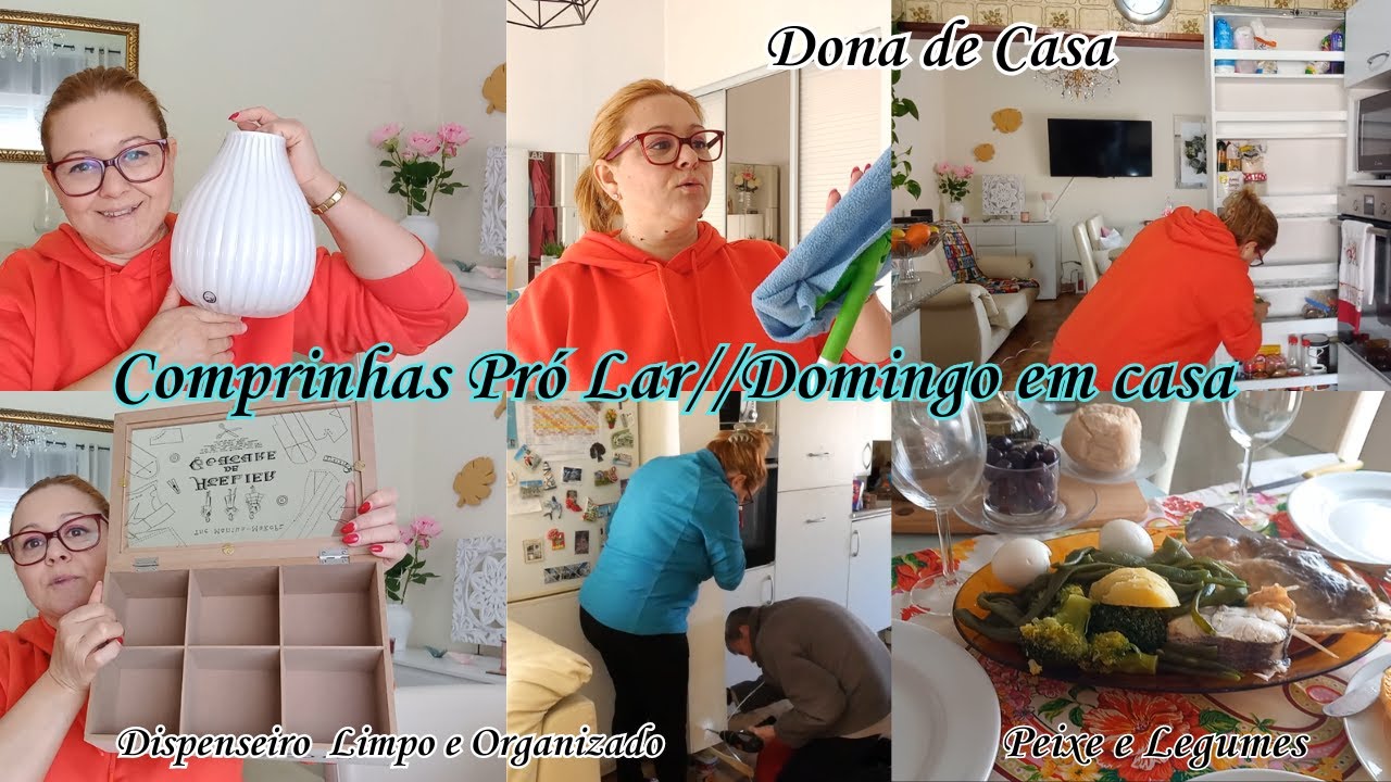 VLOG| COMPRINHAS UTEIS PARA O LAR| ROTINADE DONA DE CASA| PEIXE COM LEGUMES| PINTEI O DISPENSEIRO