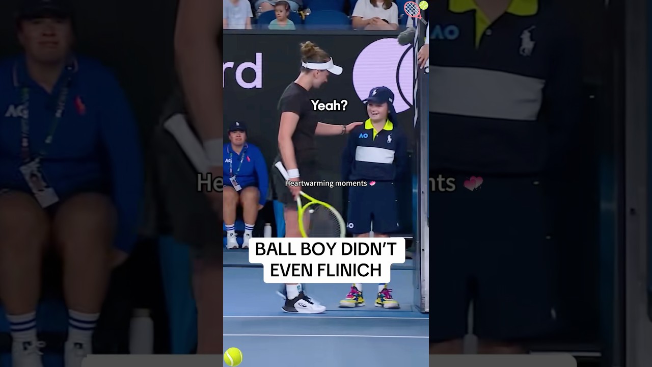 Tennis heartwarming moment🥰🥰#tennis #heartwarming #fyp #kindness #sportsman #athlete