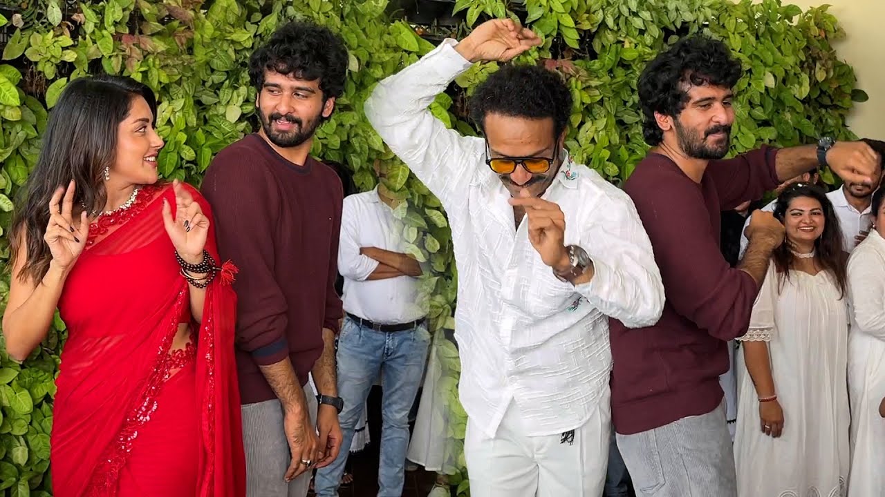 Shane Nigam, Shine Tom Chacko & Mahima Nambiar Dance At Little Hearts Teaser Launch