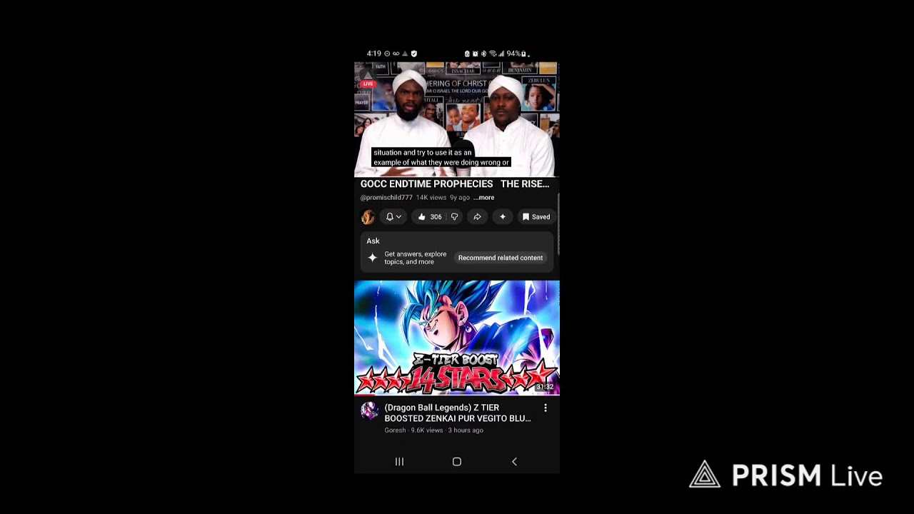 Dragon Ball Legends Live Stream