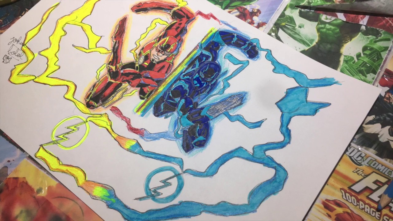 dessin the flash