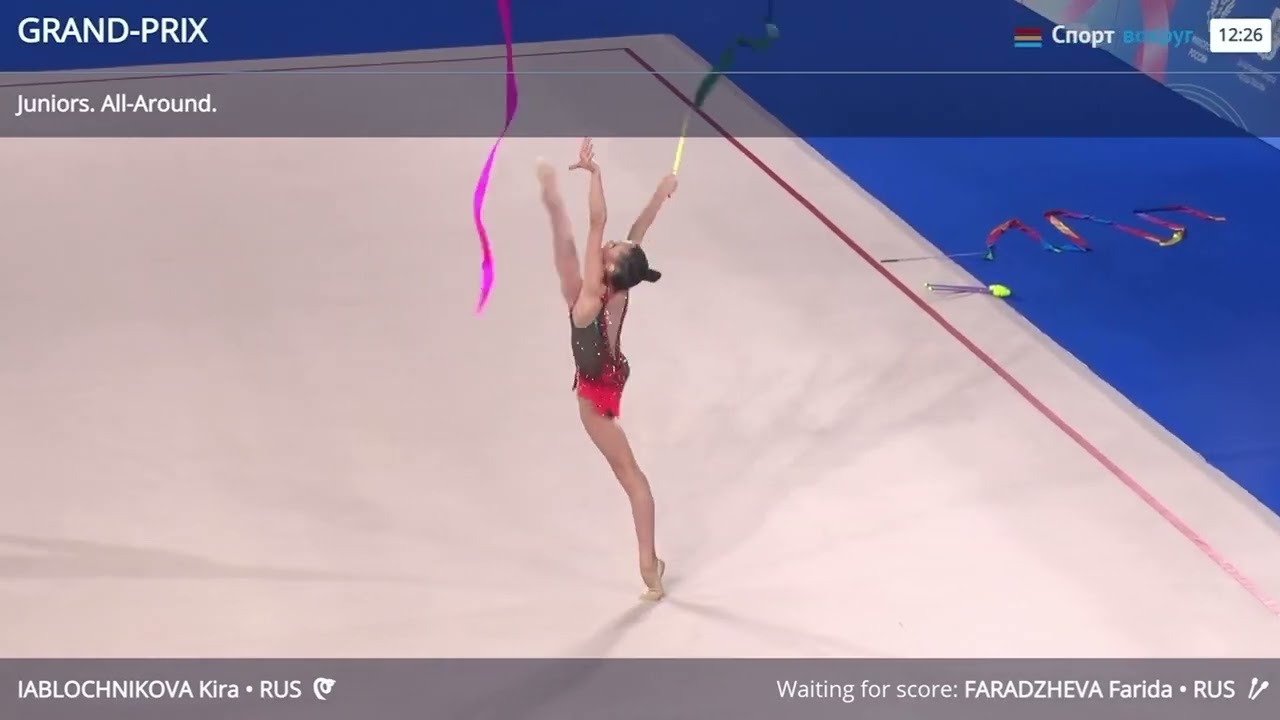 Kira Yablochnikova ribbon junior Grand Prix Alina Kabaeva Cup 2025 25.15