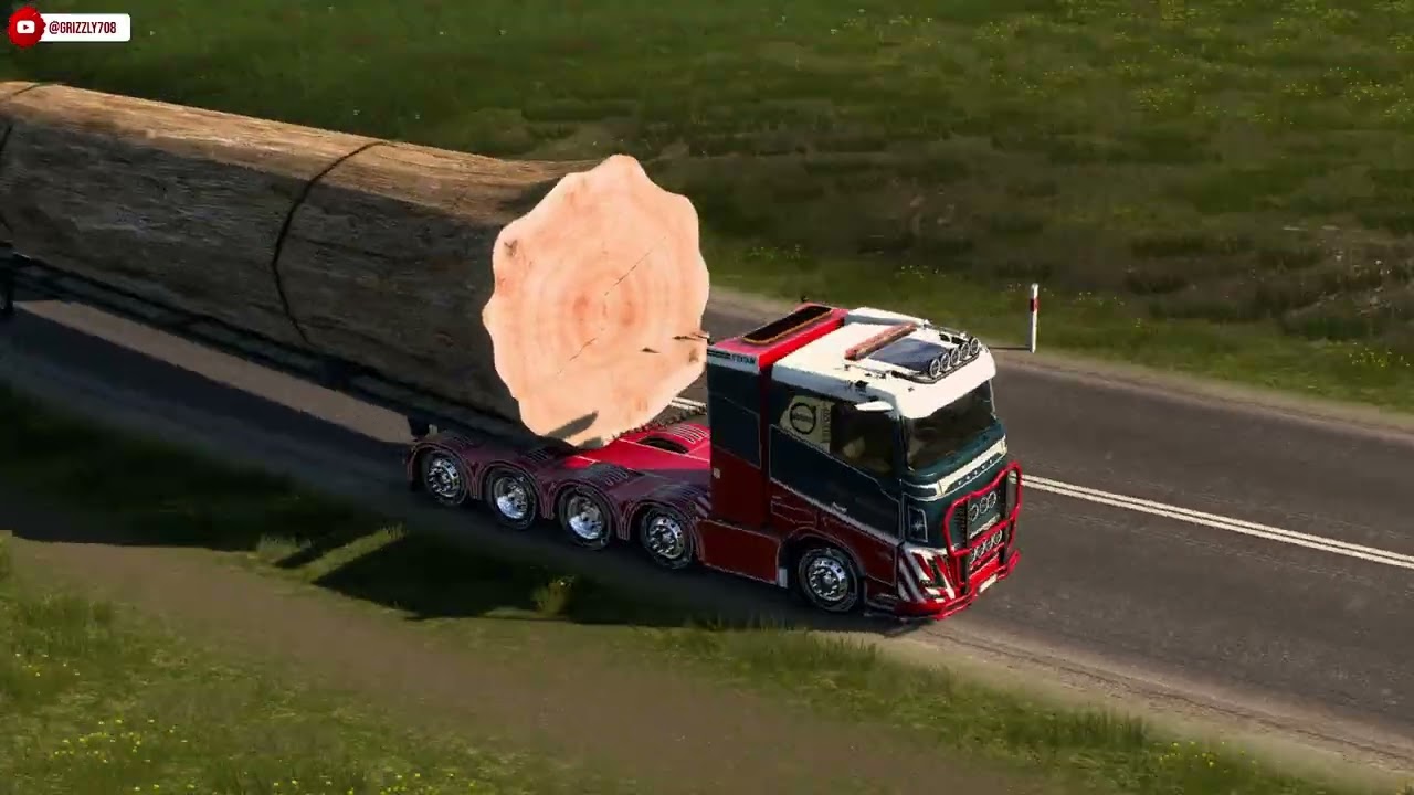 MDT FH6 Heavy Duty Chassi with a 58 ton logg