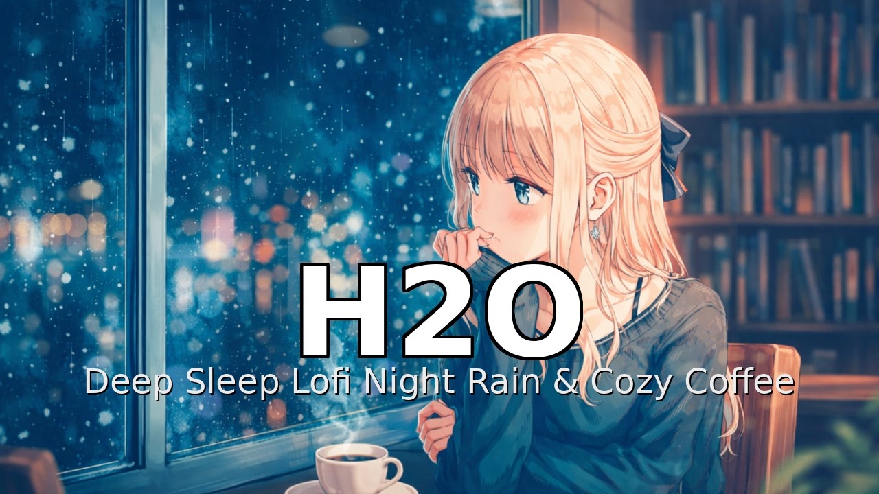 H2O Deep Sleep Lofi Long Night Rain & Cozy Coffee Ambience