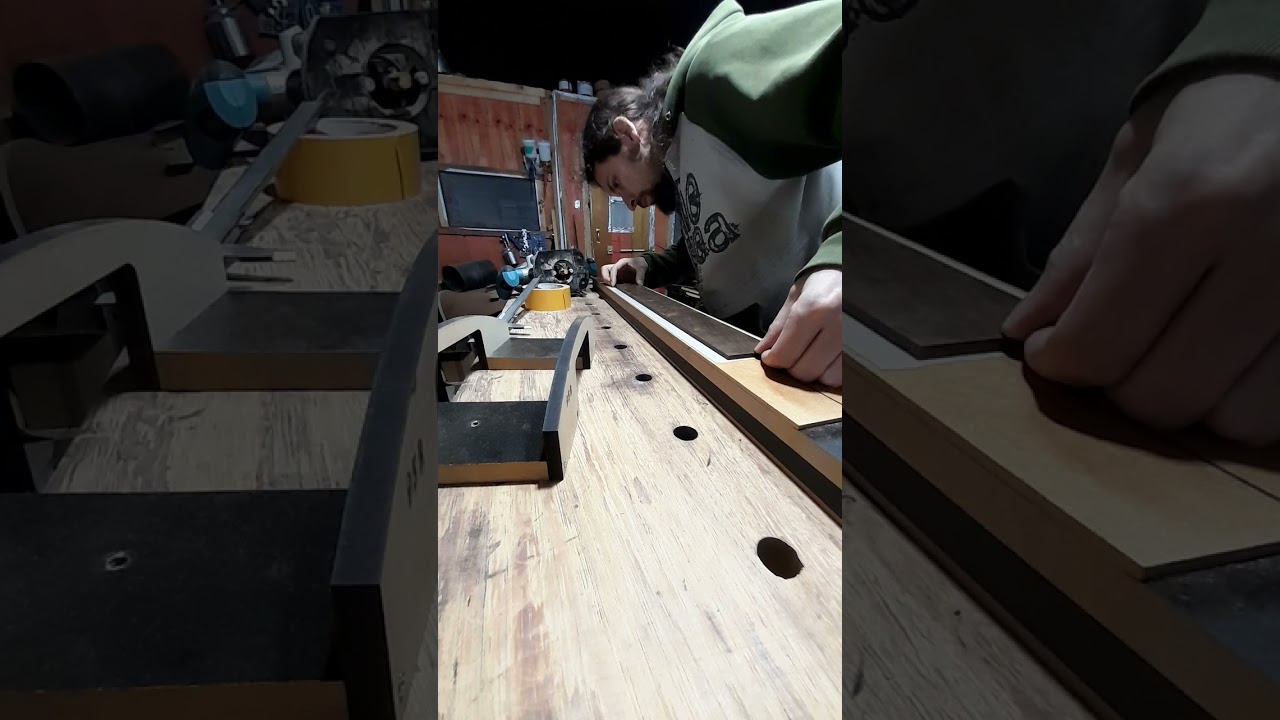 the easiest way to shape the guitar fretboard radius