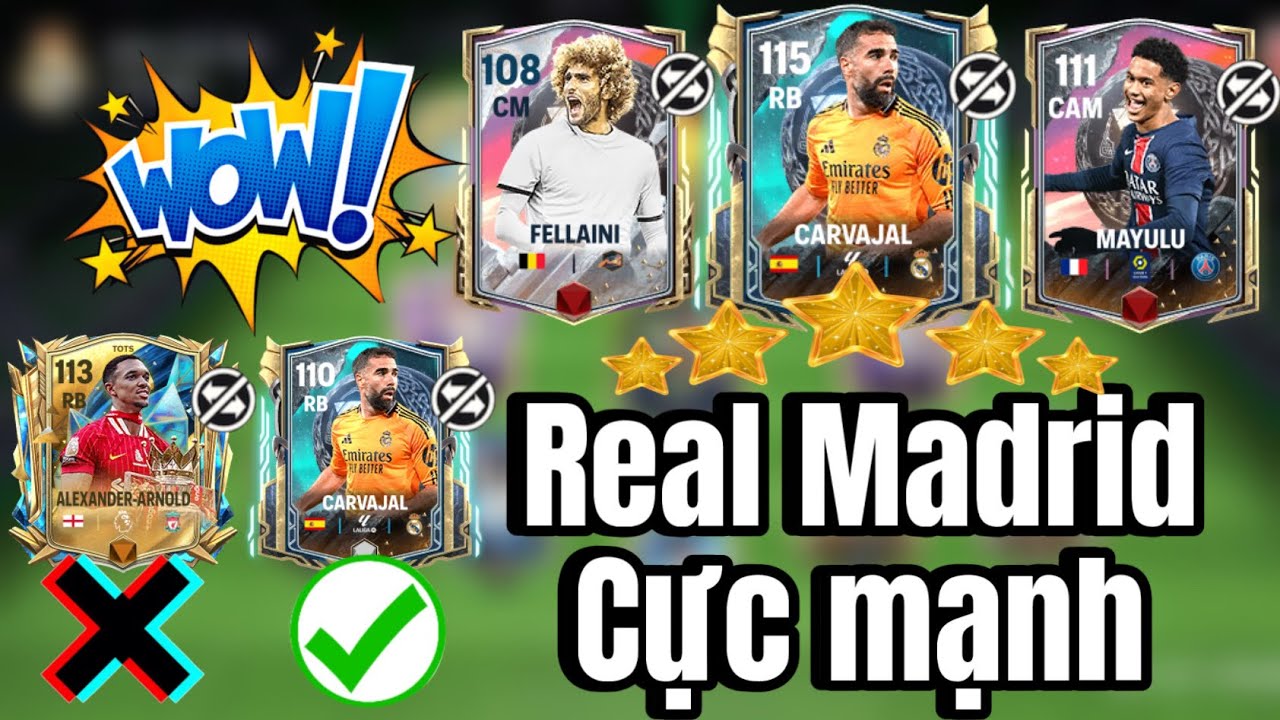 FC MOBILE | REAL MADRID CỰC MẠNH - DANI CARVAJAL 110 | CHƯƠNG II SAU BÌNH MINH - MỤC TIÊU MỚI.