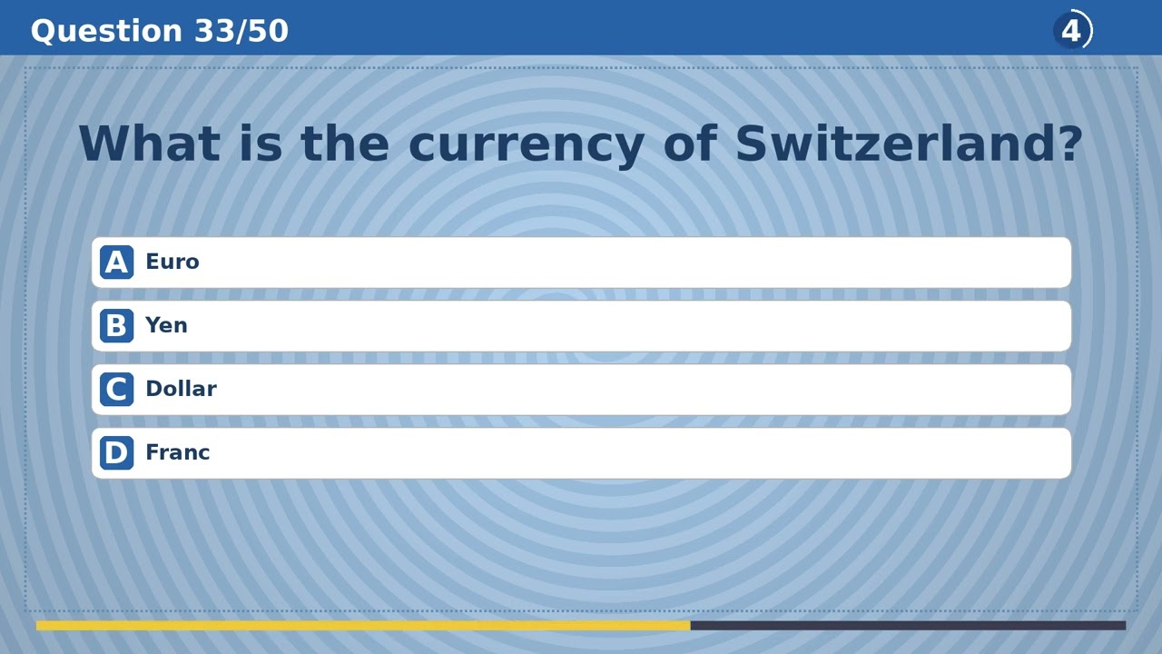 Quiz Night: 50 Questions Across All Topics