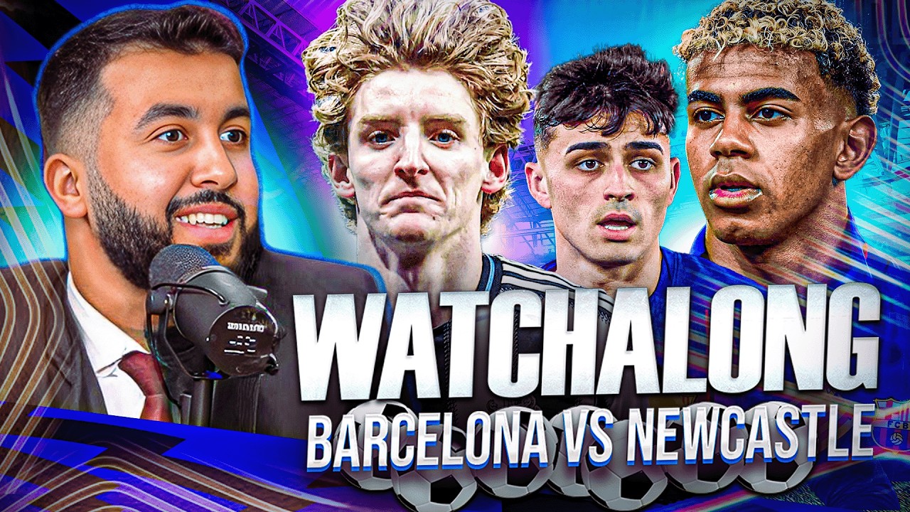 BARCELONA VS NEWCASTLE I CHAMPIONS LEAGUE WATCHALONG!