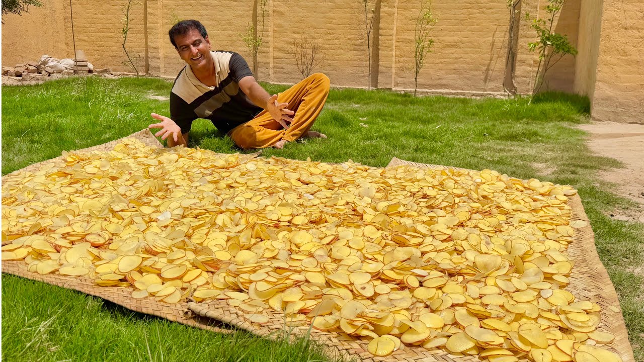 Distributing 50 KG Crispy Potato Chips in Kids