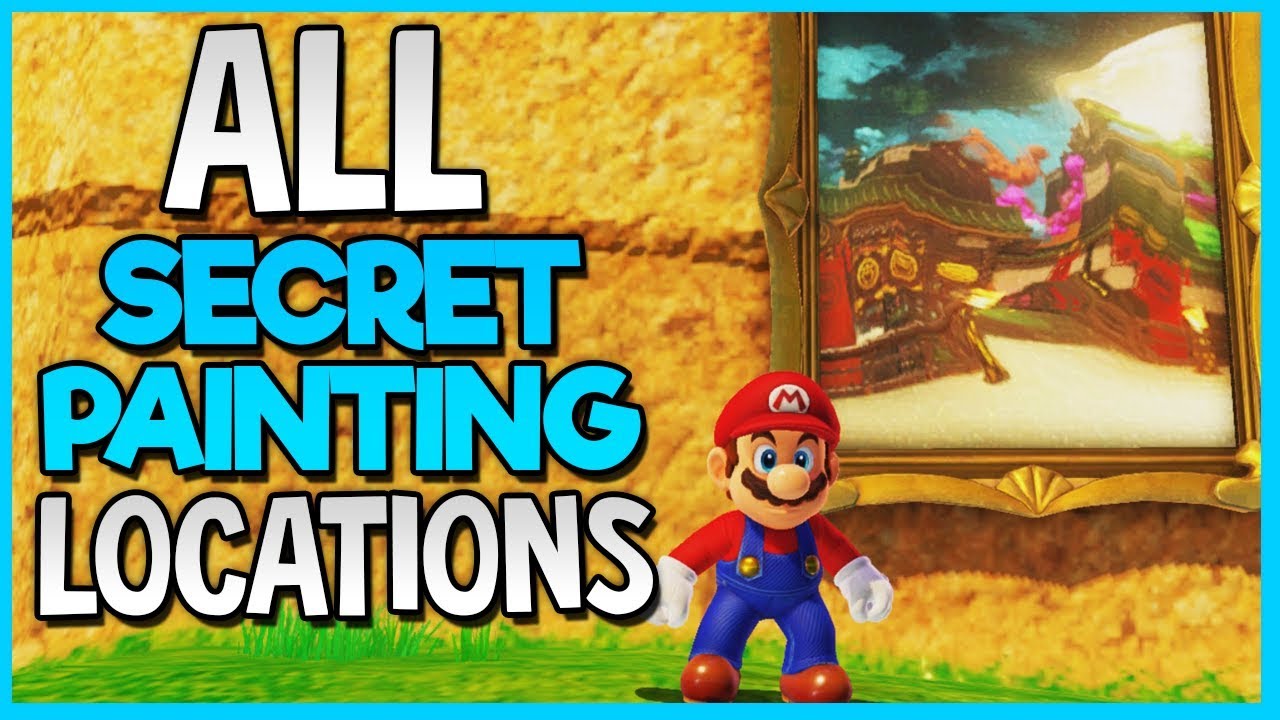 Super Mario Odyssey: All Secret Path Locations (Hidden Painting Locations)
