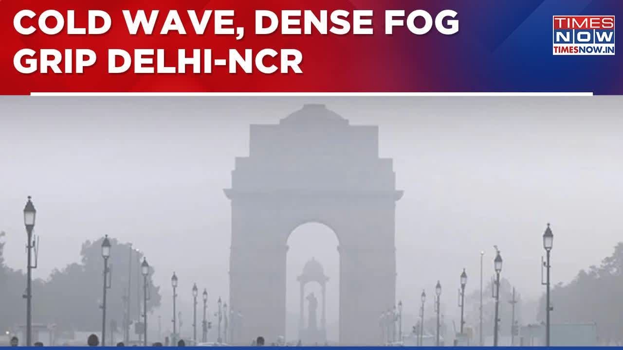 Weather Update: Cold Wave, Dense Fog Hit Delhi-NCR; Temperature Drops To 6 Degree & Visibility Dips