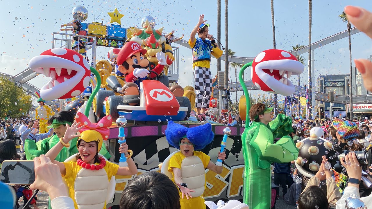 【MAR.10】マリオの日に大暴れするマリオキャラ達【USJ NO LIMIT! パレード】2023.3.10(金)-14:00