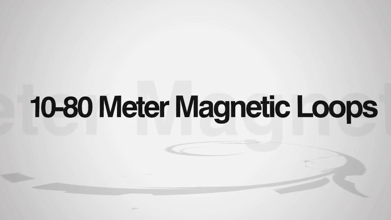100 Watt Base or Portable 10-80 meter Magnetic Loop antennas from Alpha Antenna MagLoop