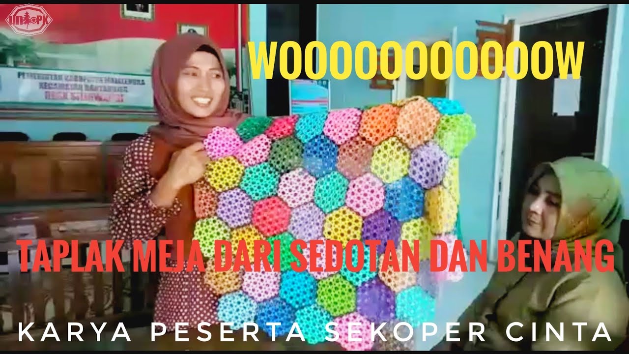 TAPLAK MEJA SEDOTAN KARYA PESERTA SEKOPER CINTA DESA SILIH WANGI KEC. BANTARUJEG KAB. MAJALENGKA