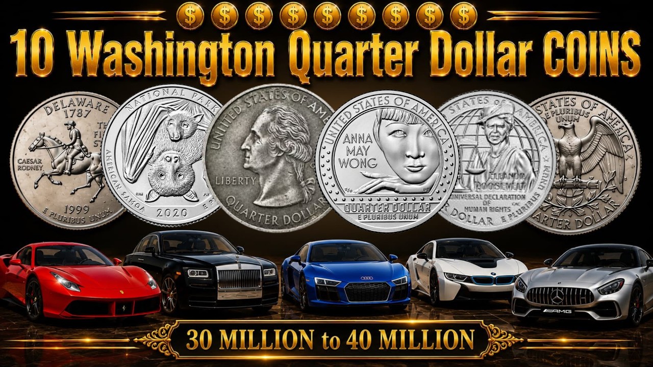 Top 30 Most Valuable U.S. State Quarter Coins Worth Big Money &ndash; Check Your Change!