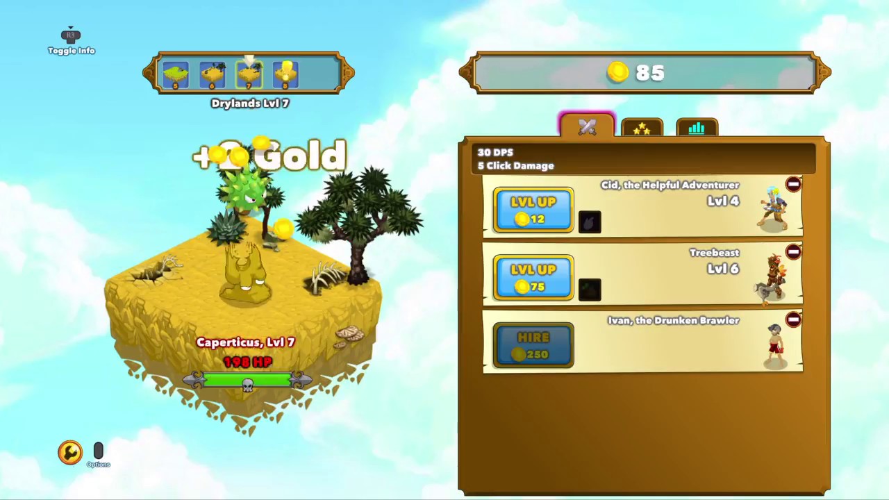 Clicker Heroes Walkthrough Part 1: THE BEGINNING | PS4 Gameplay Walkthrough
