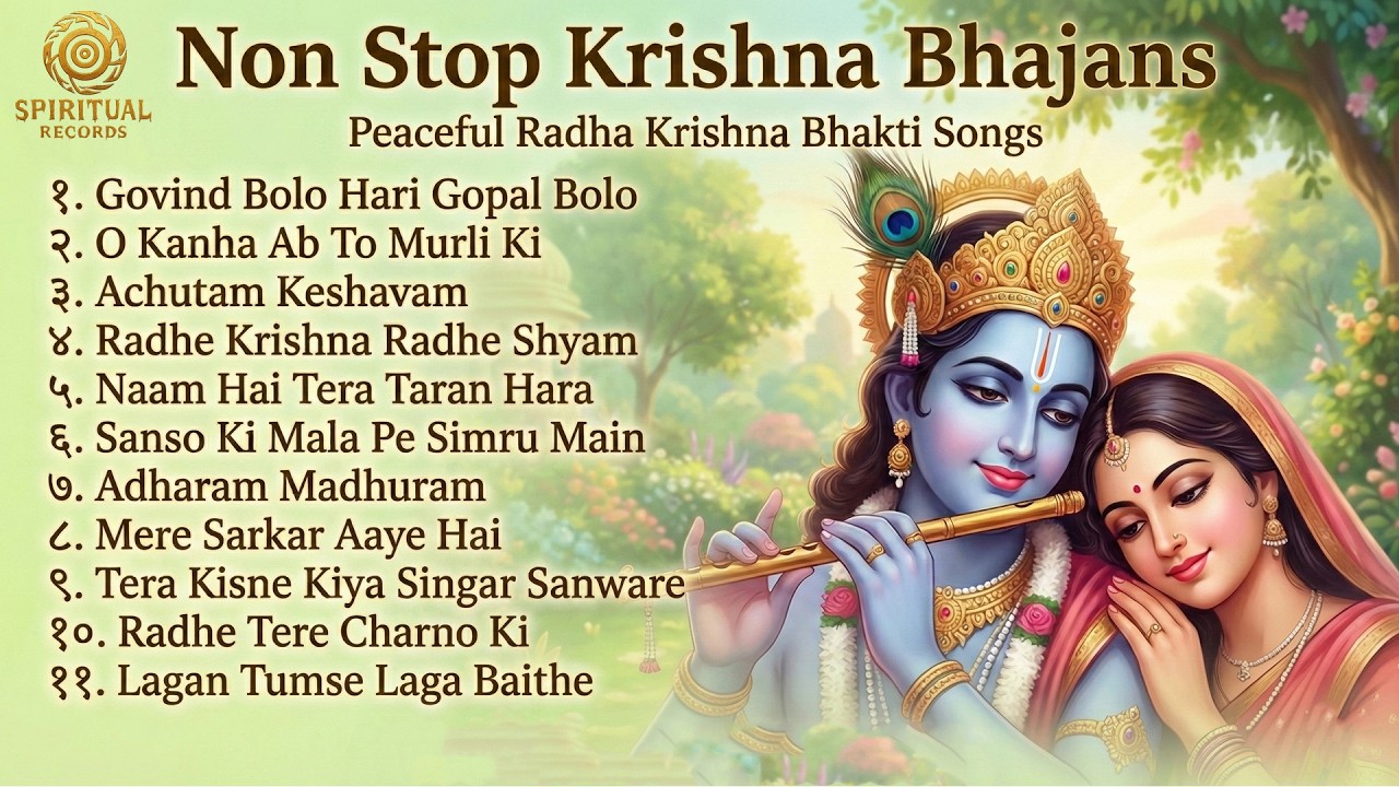 Nonstop Krishna Bhajan 🌺 | Superhit Bhakti Songs | Devotional Jukebox #radheradhe #krishna