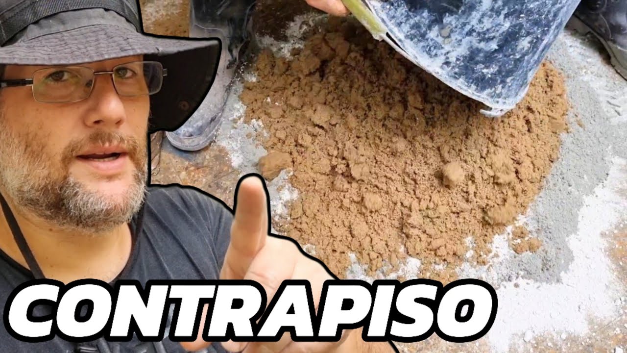 Haciendo CONTRAPISO para baño a nuevo.