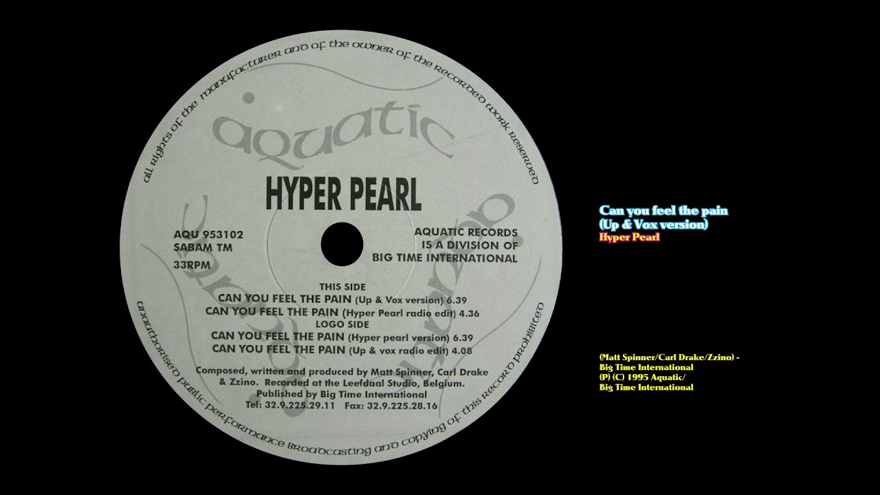 Can you feel the Pain (Up & Vox version) - Hyper Pearl