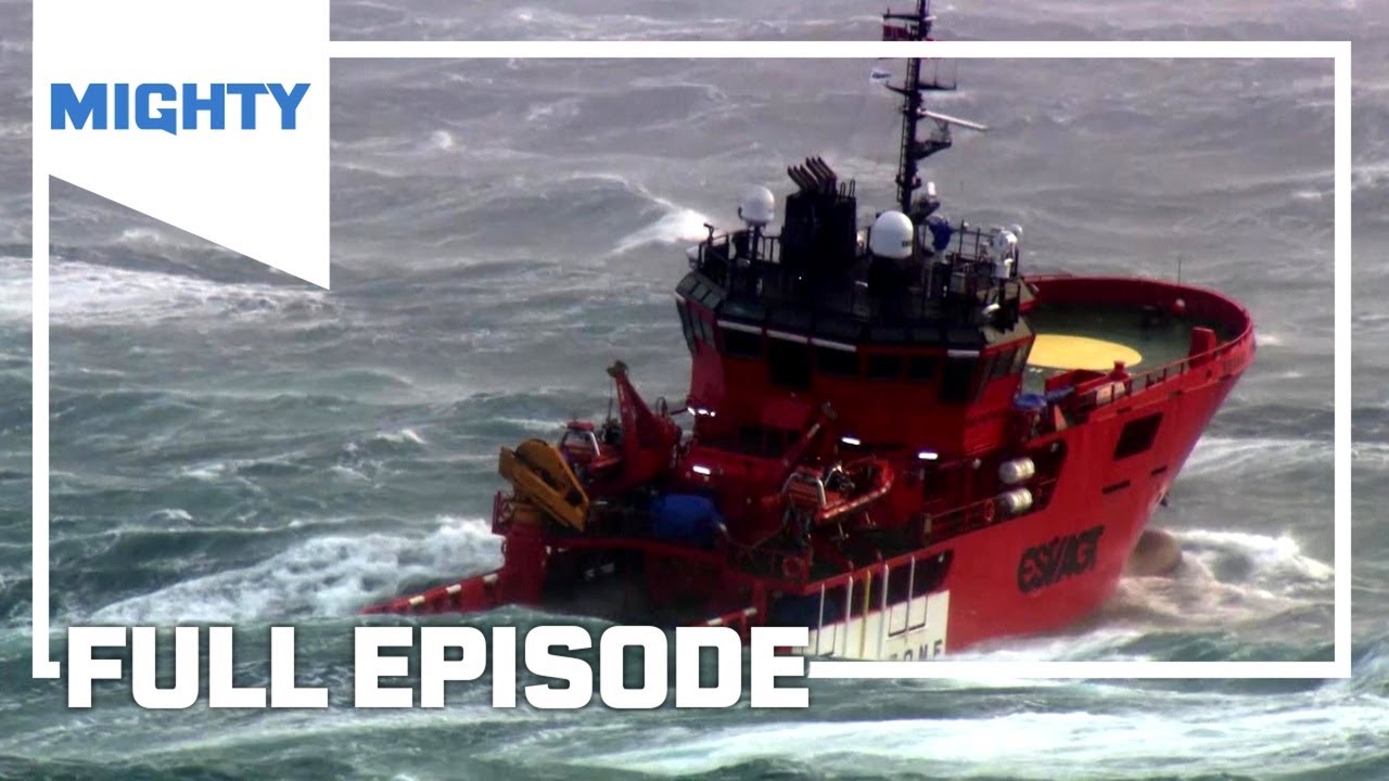 World's Largest Oil Rig Battles Epic North Sea Storms | Mighty Ships - Season 8 Episode 6