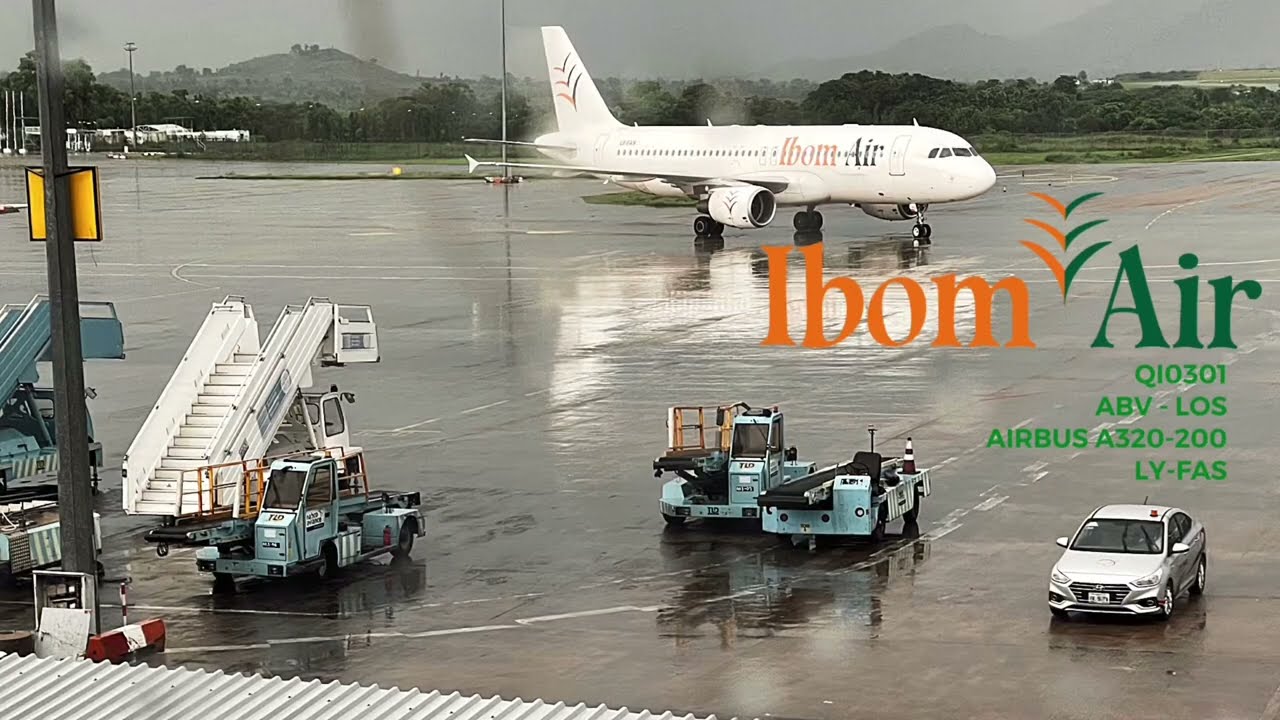 IBOM AIR | Airbus A320-200 | ABUJA (ABV) - LAGOS (LOS) | FULL FLIGHT