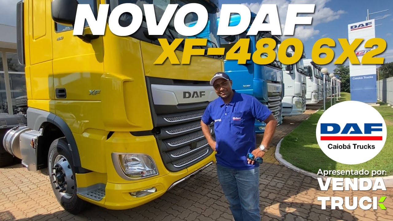APRESENTAÇÃO NOVO CAVALO MECÂNICO DAF XF480 6X2 TRUCADO 2023 │ DAF CAIOBÁ TRUCKS │ VENDA TRUCK