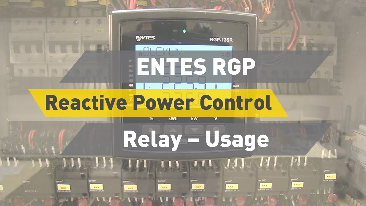ENTES RGP Reactive Power Control Relay – Usage