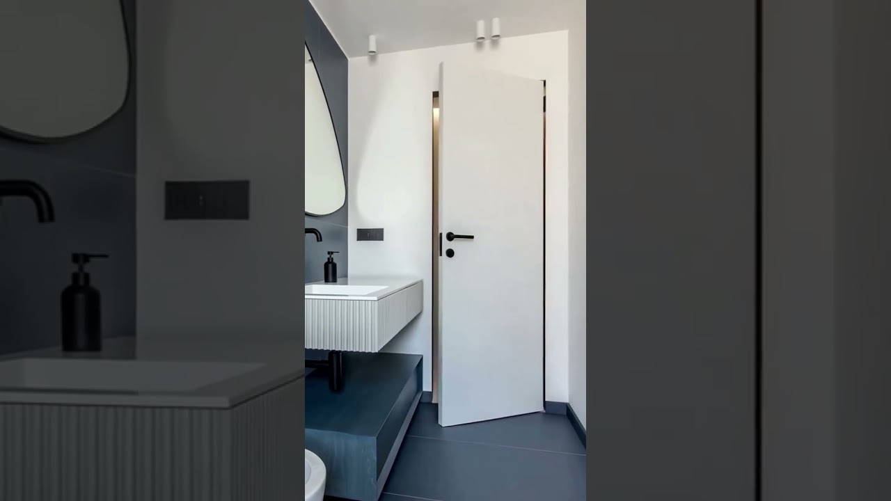 Concelaed Flush to wall Frameless Doors