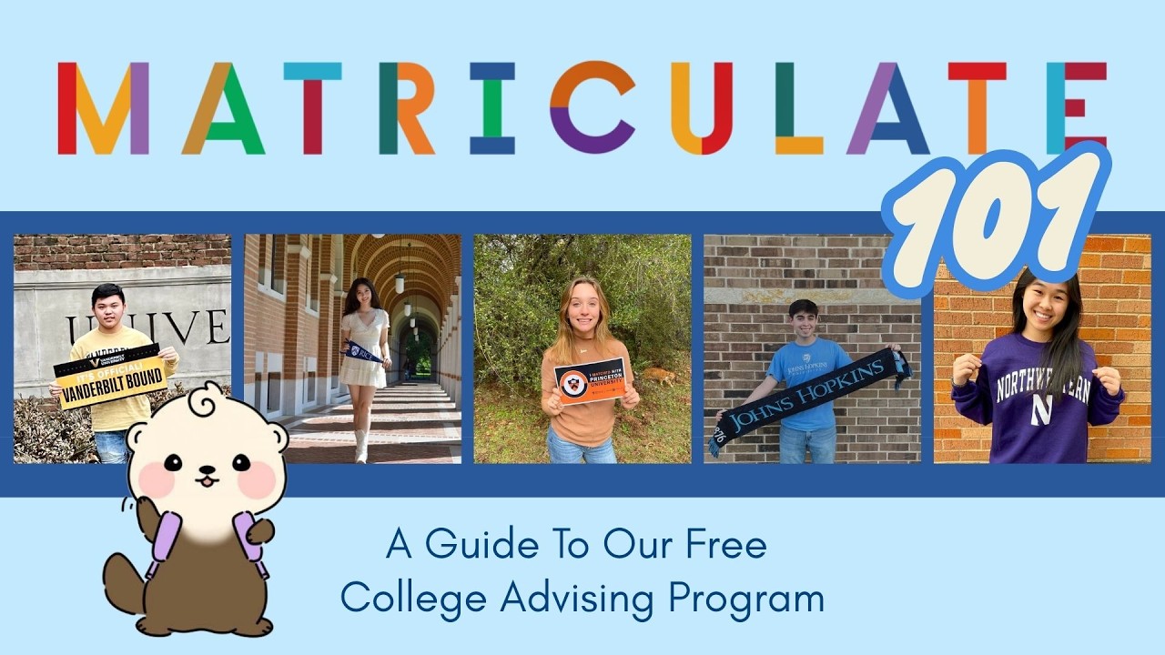 Free College Advising: Who is Matriculate?