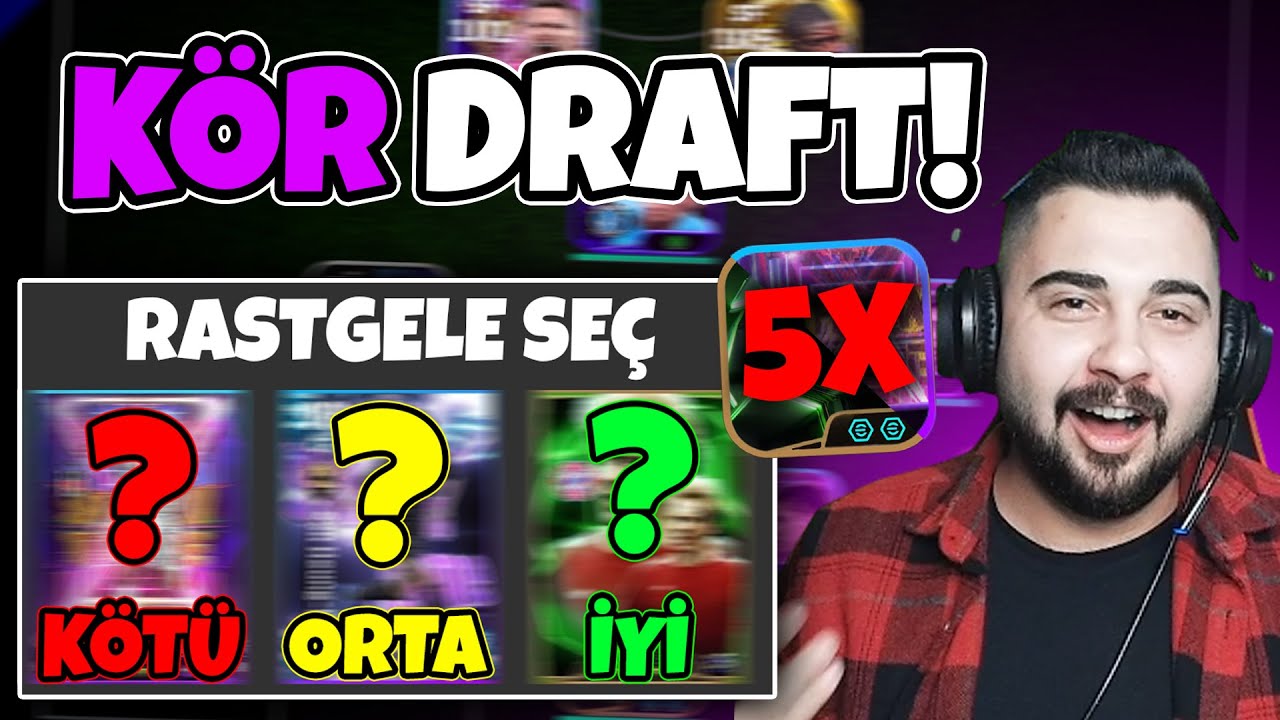 TAKİPÇİLERİM ile KÖR DRAFT YAPARAK KADRO KURDUM! KAZANAMAZSAM 5 EPİK/SHOW-TIME SİLERİM 🔥