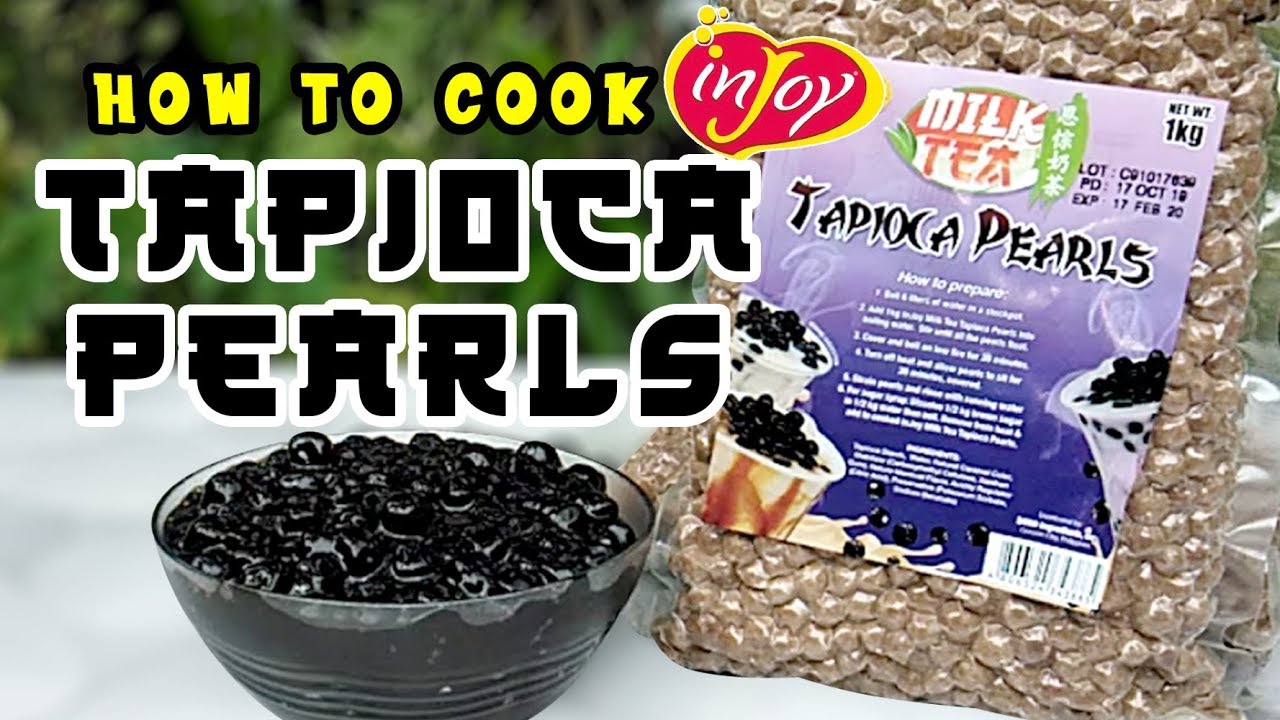 HOW TO COOK INJOY TAPIOCA PEARLS / ANG PATOK NA NEGOSYO