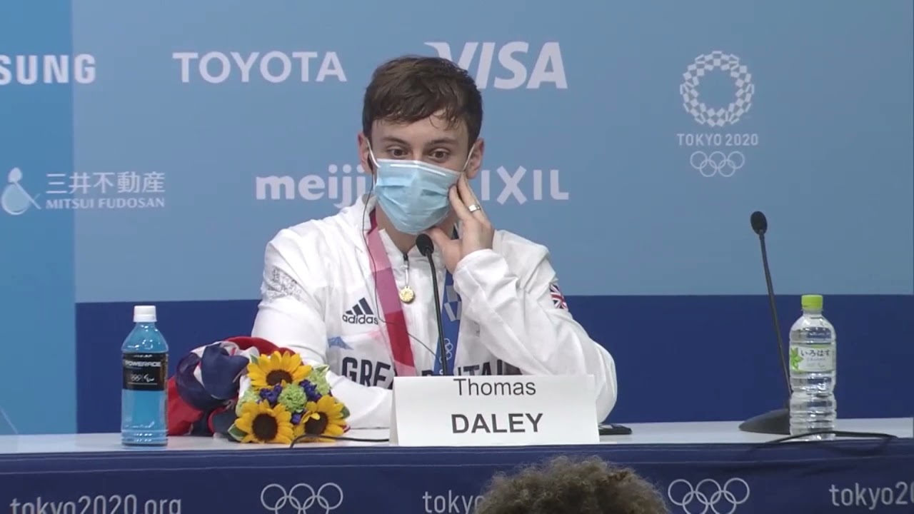 Tom Daley wins bronze medal in 10m individual platform - Press Conference - Tokyo 2020 Olympics