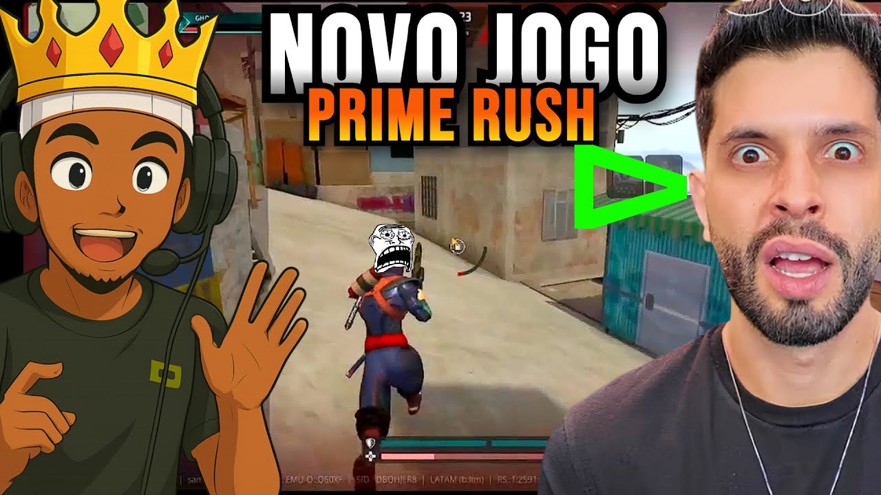 VAZOU NOVO JOGO DO LOUD BRUNO PLAY HARD PRIME RUSH BATTLE ROYALE