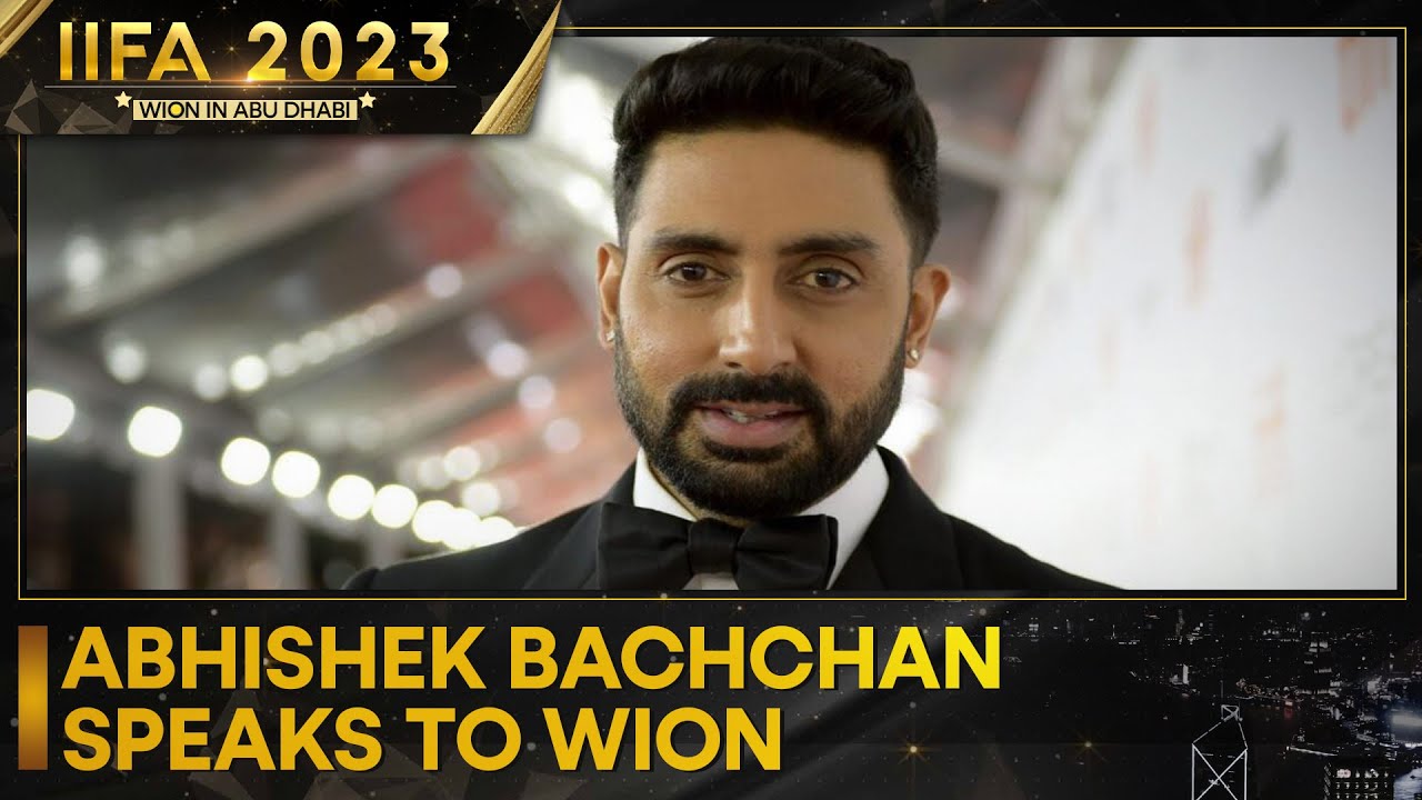 IIFA AWARDS 2023: Actor Abhishek Bachchan talks about his couture and much more to WION