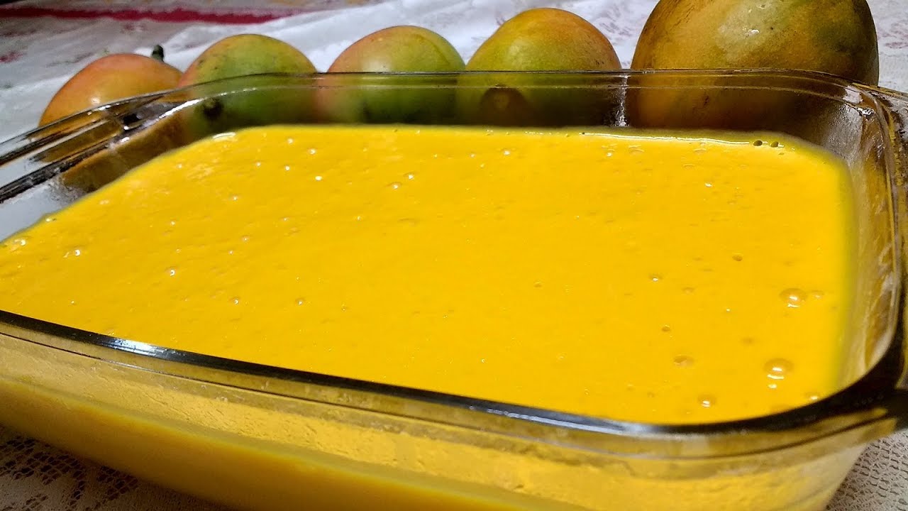 MOUSSE DE MANGA MUITO FÁCIL DE FAZER