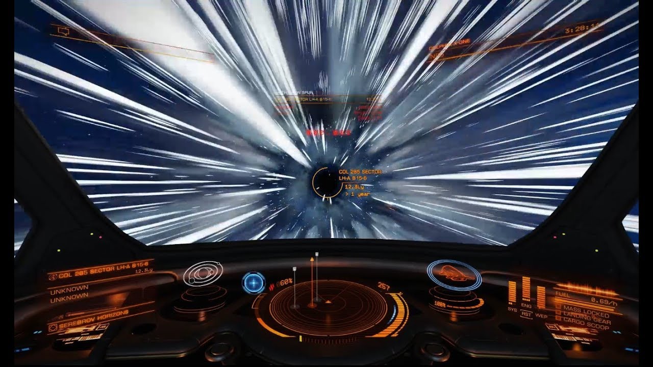 Elite Dangerous simple courier job | No audio commentary