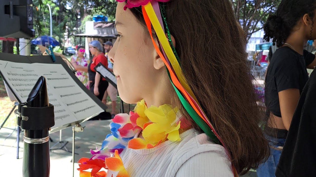 Carnaval na 303 Sul tocamos e foi muito legal🎶 Sete Notas e Mi Fa Sol Lá com CEP-EMB e PMDF 🎶Parte 1