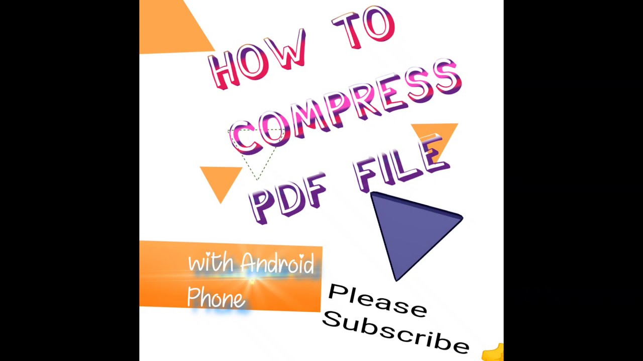 How to Compress PDF File with Android phone || Easiest Way ||