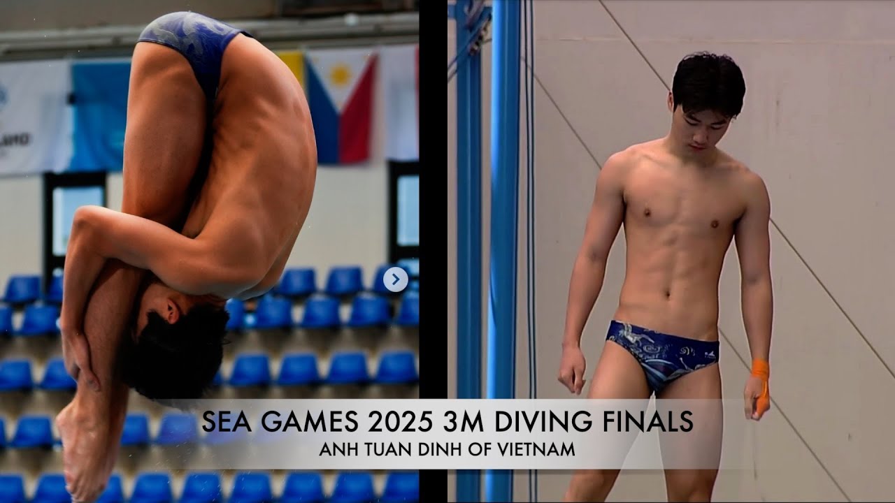 🇻🇳 Финал АН ТУАН ДИНЬ, ВЬЕТНАМ, в прыжках в воду с 3 м | МОРСКИЕ ИГРЫ 2025