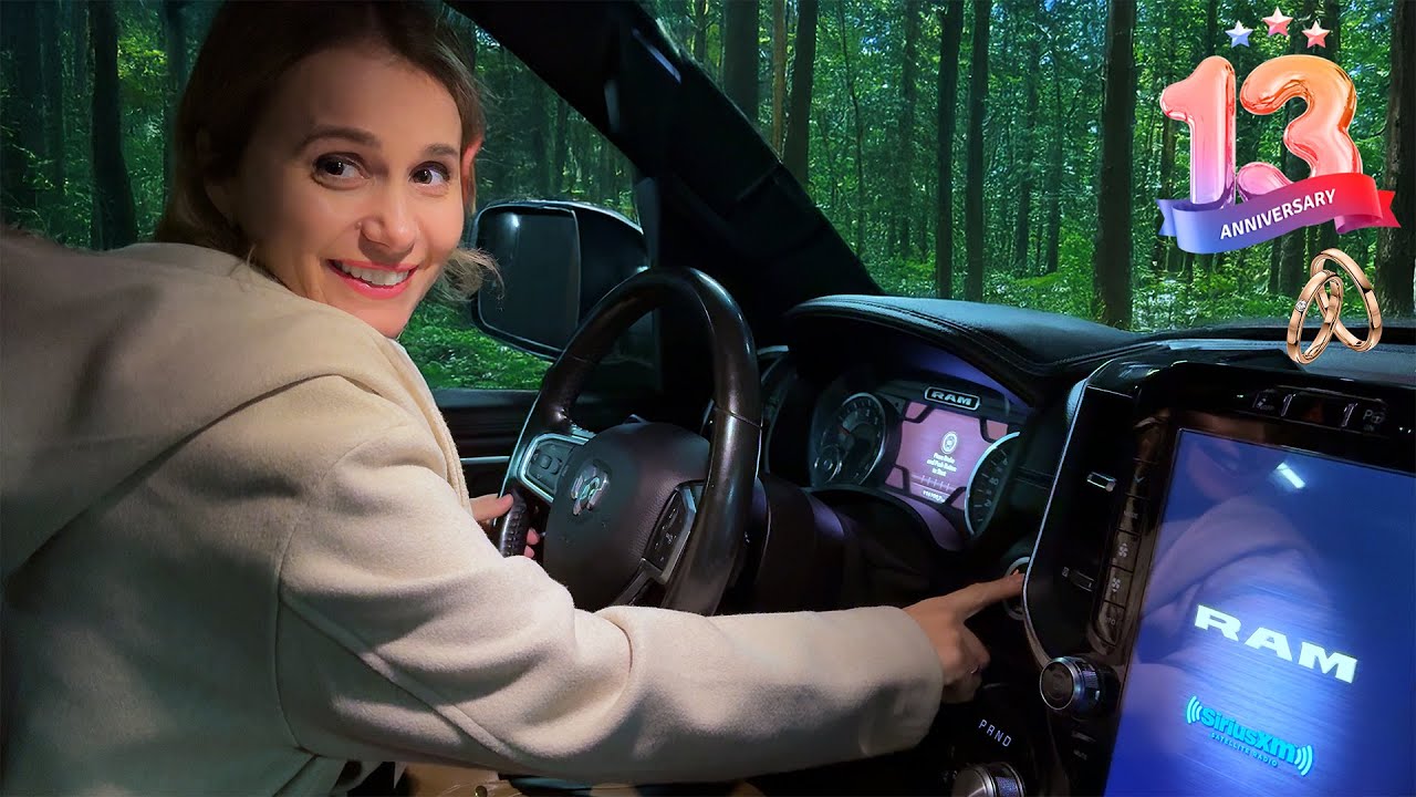 Cristina prima data la volan pe RAM + aniversare 13 ani de la casatorie 😱