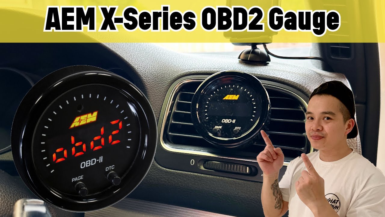 Fitting & Features of the AEM X-Series OBD2 Gauge 30-0311 (Golf MK6 R) - 113