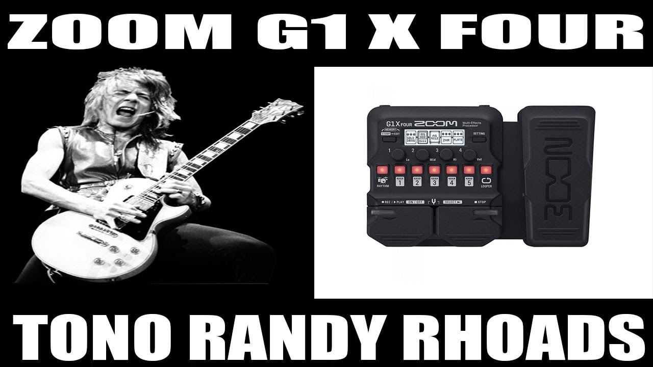 ▶️ Patch tono Randy Rhoads ZOOM G1 X FOUR #Patchrandyrhoads
