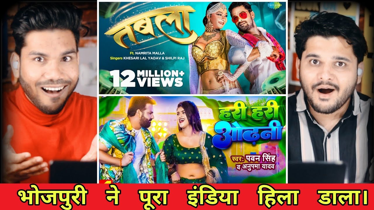 तबला & हरी हरी ओढ़नी Song Reaction | Pawan Singh, Khesari Lal Yadav, Dimpal Singh, Shilpi,Namrata