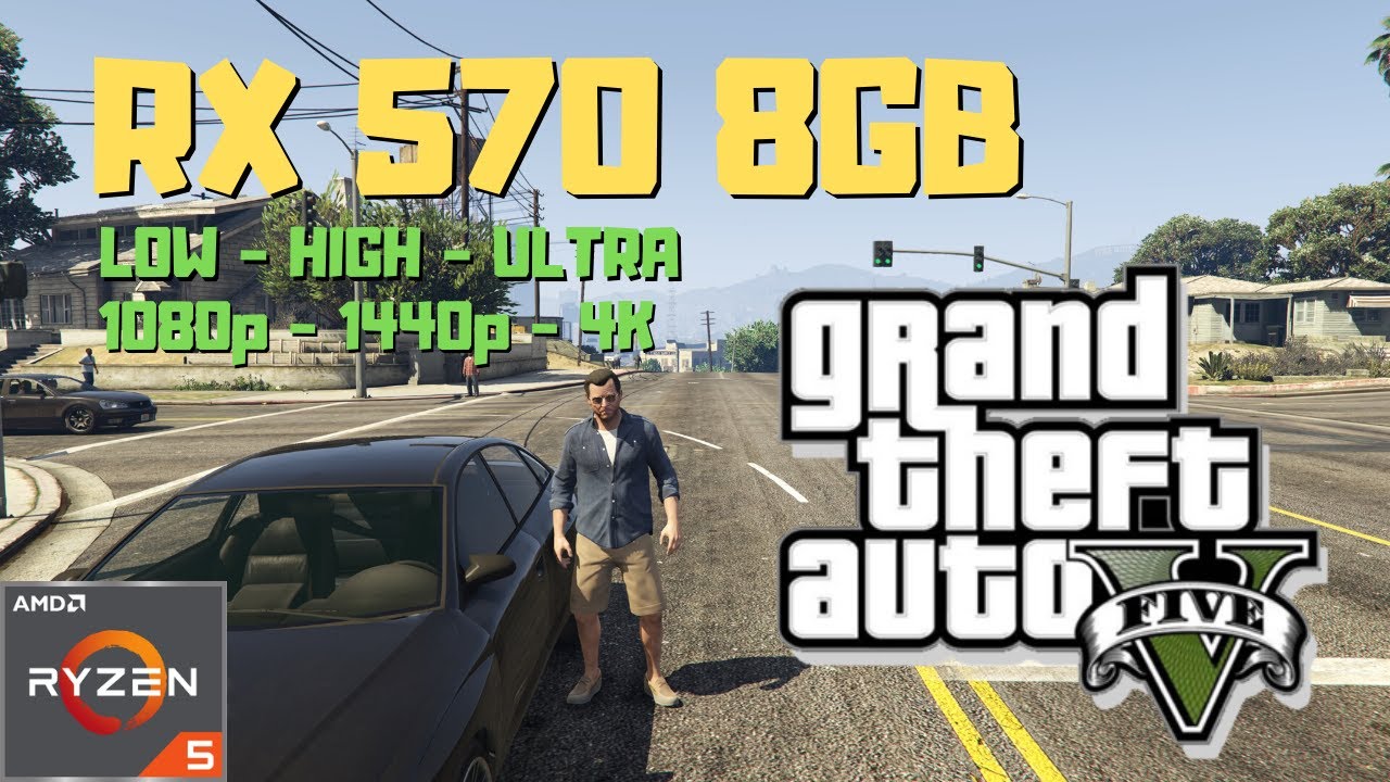 Ryzen 5 2600 Rx 570 8gb Gta V - Low High Ultra - 1080p 1440p 4k