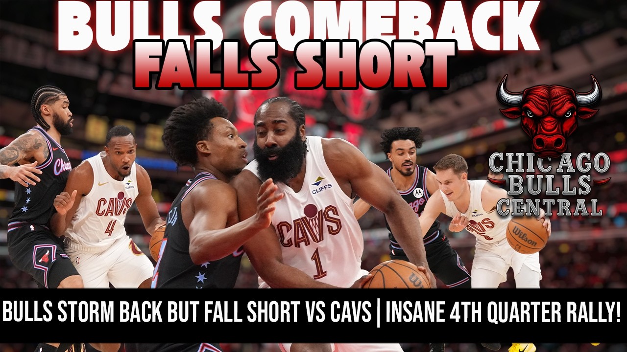 Bulls STORM Back But Fall Short vs Cavs | INSANE 4th Quarter Rally!