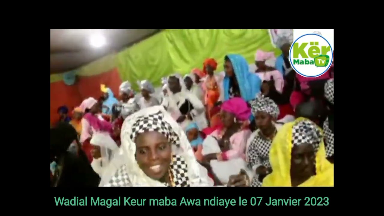 Wadial Magal Keur maba Awa ndiaye le 07 Janvier 2023