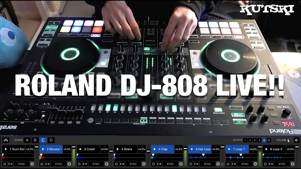 Roland DJ-808  - Live Happy Hardcore
