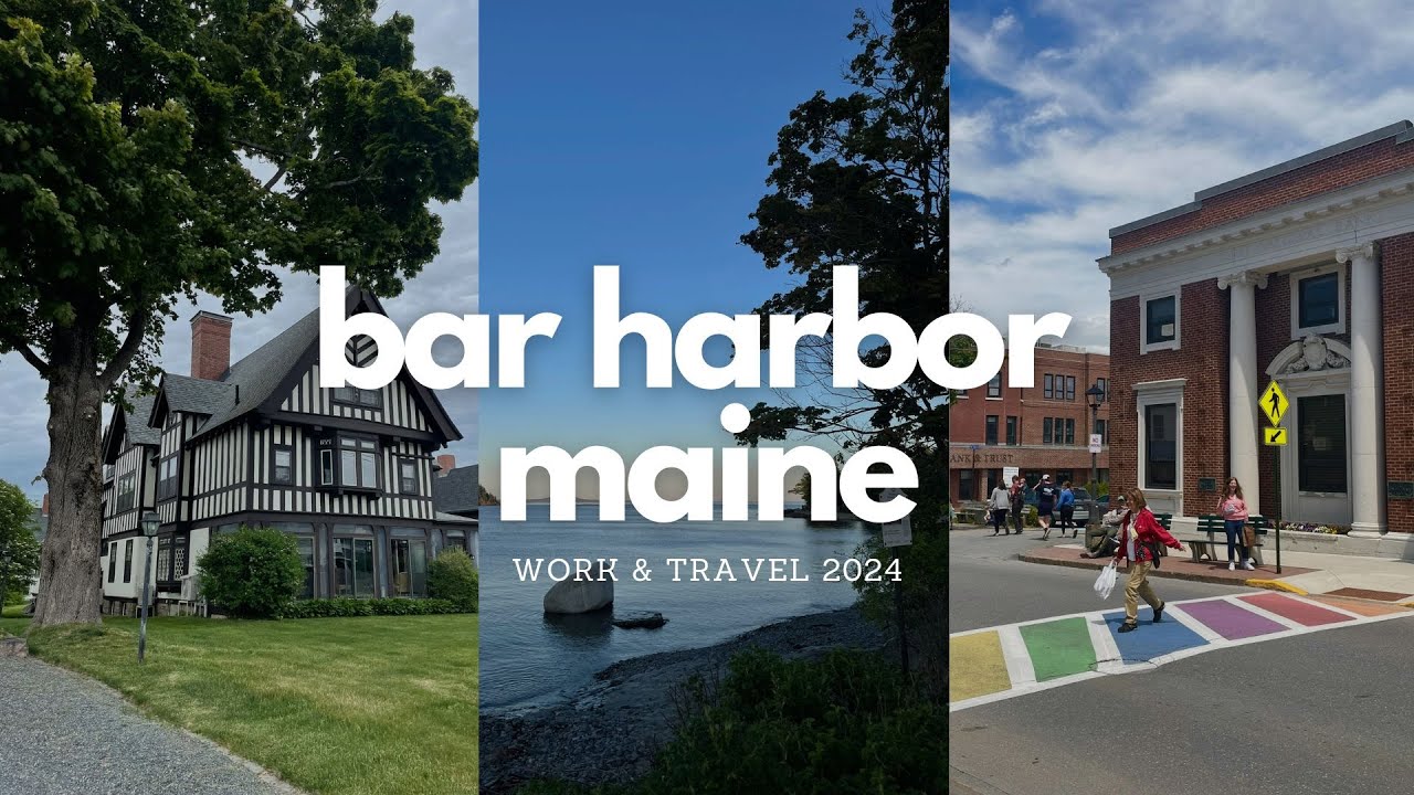 VLOG: Work & Travel USA 2024 | part 3 | Bar Harbor, Maine | first impressions