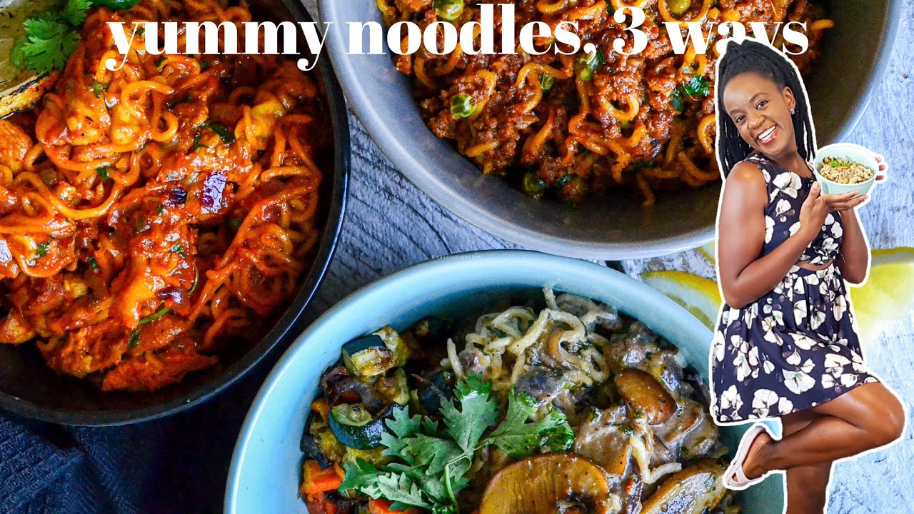 YUMMY NOODLES, 3 WAYS | KALUHI'S KITCHEN
