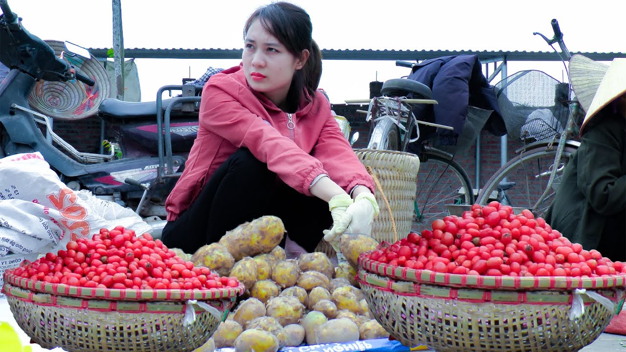 Green Life - Smoked Fish Processing, Harvest Tomatoes, Potatoes Go to Market to Sell